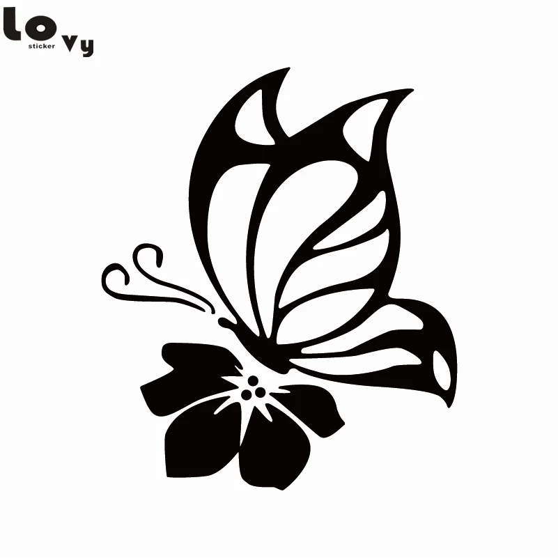 蝶と花のビニール車のステッカー創造的漫画の動物のための車体の装飾 Decals For Cars Car Decalfor Car Aliexpress