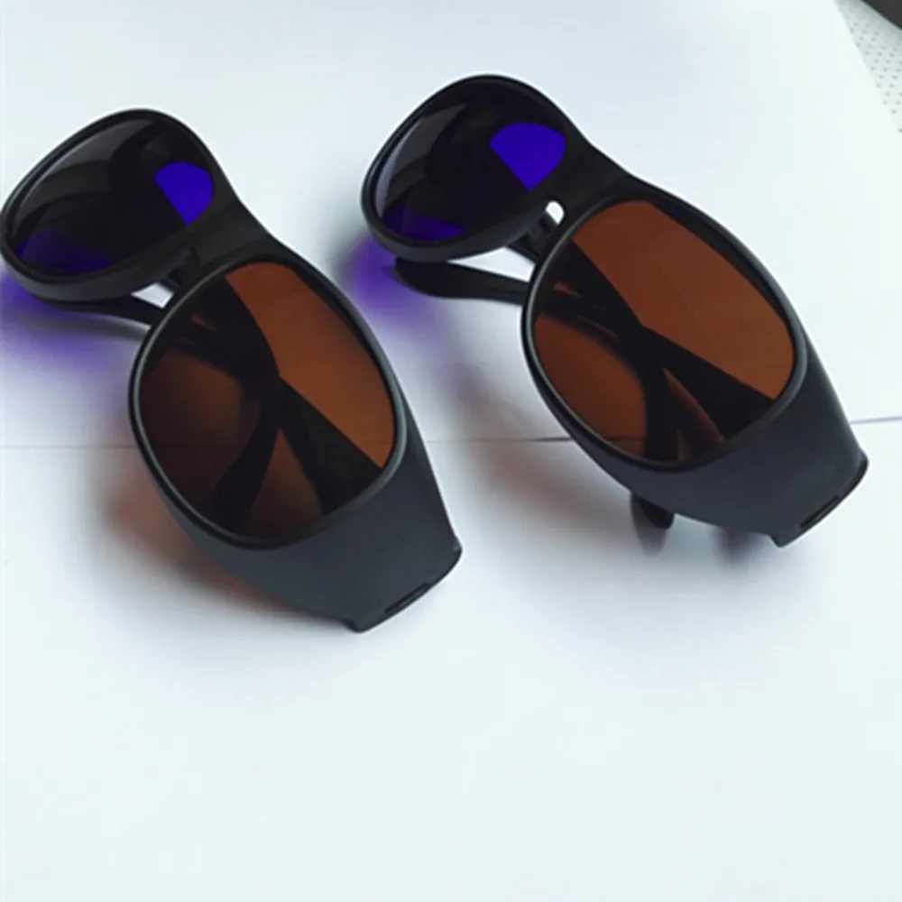 2 шт большие пластиковые очки унисекс янтарно-Голубые 3D очки/коричневые синие 3D очки анаглиф очки для видео и кинотеатров