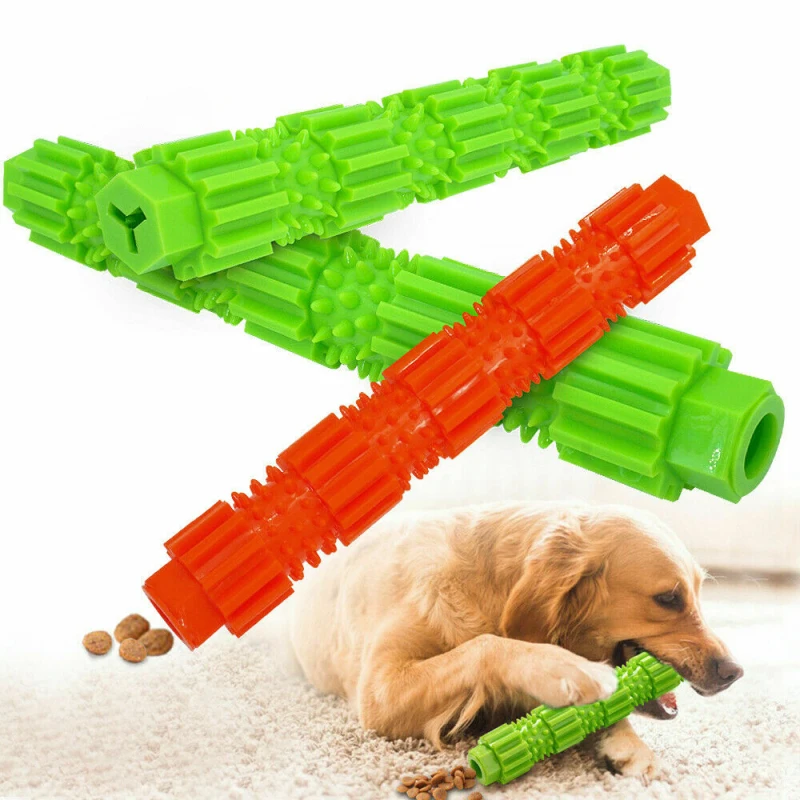 

New Soft Rubber molar Sticks Of Food leaking Dog Interactive Toys Elasticity stick Dog Chew Toy For Teeth Clean pet supplies