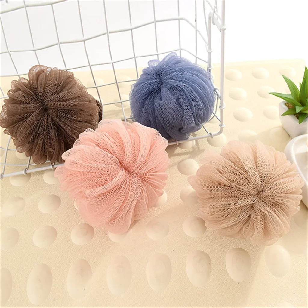

Bath Ball Bigger Soft Bath Ball Best Quality Bath Flower Simple Loofah Bath Shower Sponge Pouf Mesh Ball Exfoliating Premium