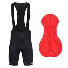 Lixada мужские черные классические велосипедные нагрудники шорты гоночный велосипед шорты низ Ropa Ciclismo велосипедные брюки с 3D гелевой подкладкой