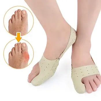 

1pcs Toe Separator Hallux Valgus Bunion Corrector Orthotics Feet Bone Thumb Adjuster Correction Pedicure Sock Straightener