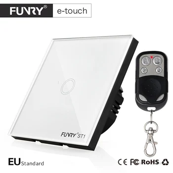 

FUNRY EU Standard 1 Gang Remote Switch, Smart Control On-off for Smart Home, Smart Wall Switch,Smart Lamp Switch