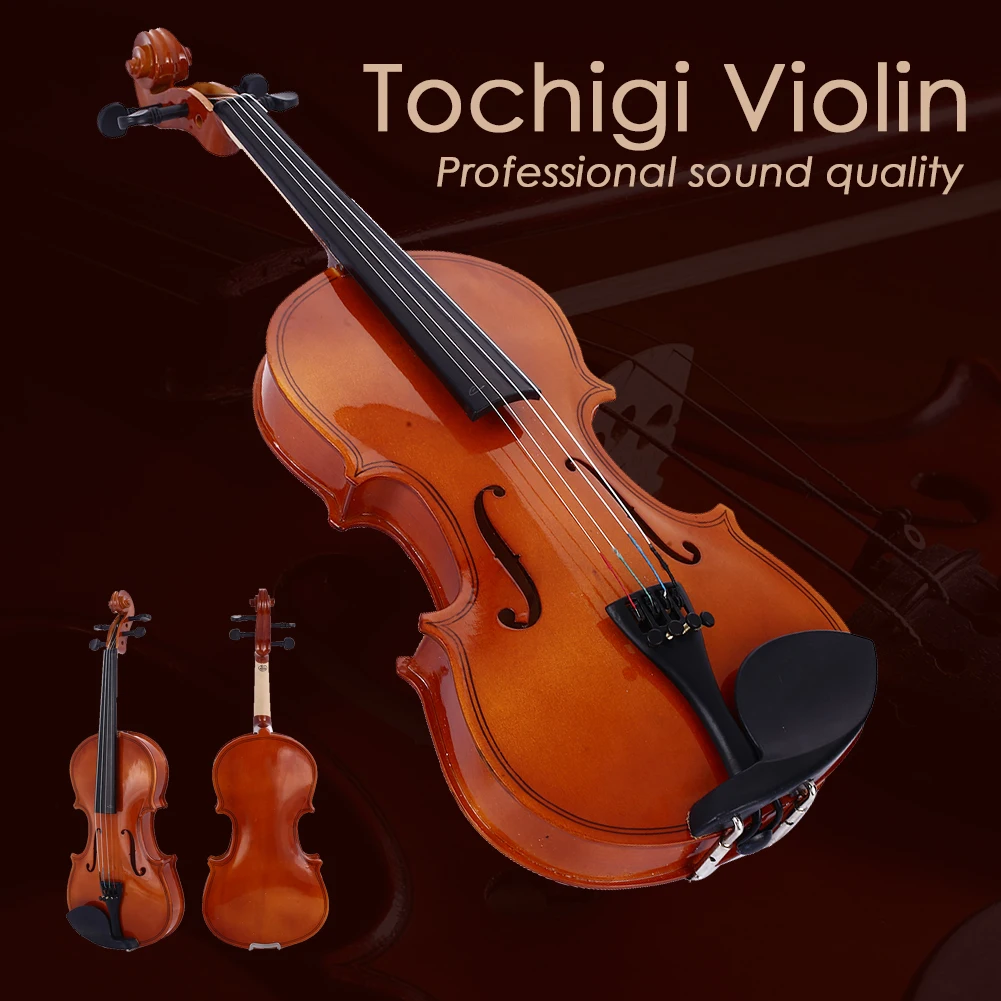 

Resin Student Practical Tochigi Violin Durable Decoration Musical Instruments Music Gifts Playing Oak Wood 4-6 Years Old