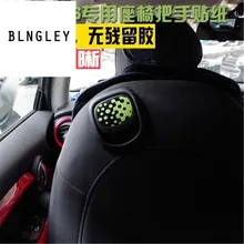 2 шт./лот британский стиль автокресло ручка наклейки для mini cooper F55 F56 стайлинга автомобилей