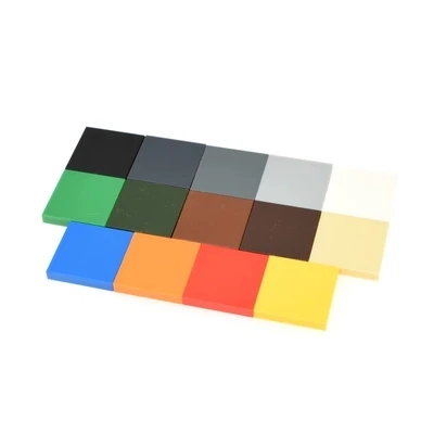 

70 PCS Moc tiles 2X2 3068 tablet DIY enlighten block bricks Compatible With Assembles Particles LegoINGS