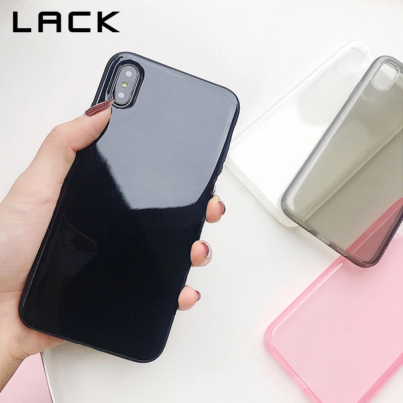 

LACK Lovely Candy Color Clear Phone Case For iphone XS Max Cover For iphone X XR 6 6S 7 8 Plus Back Cover Fashion Cases Fundas