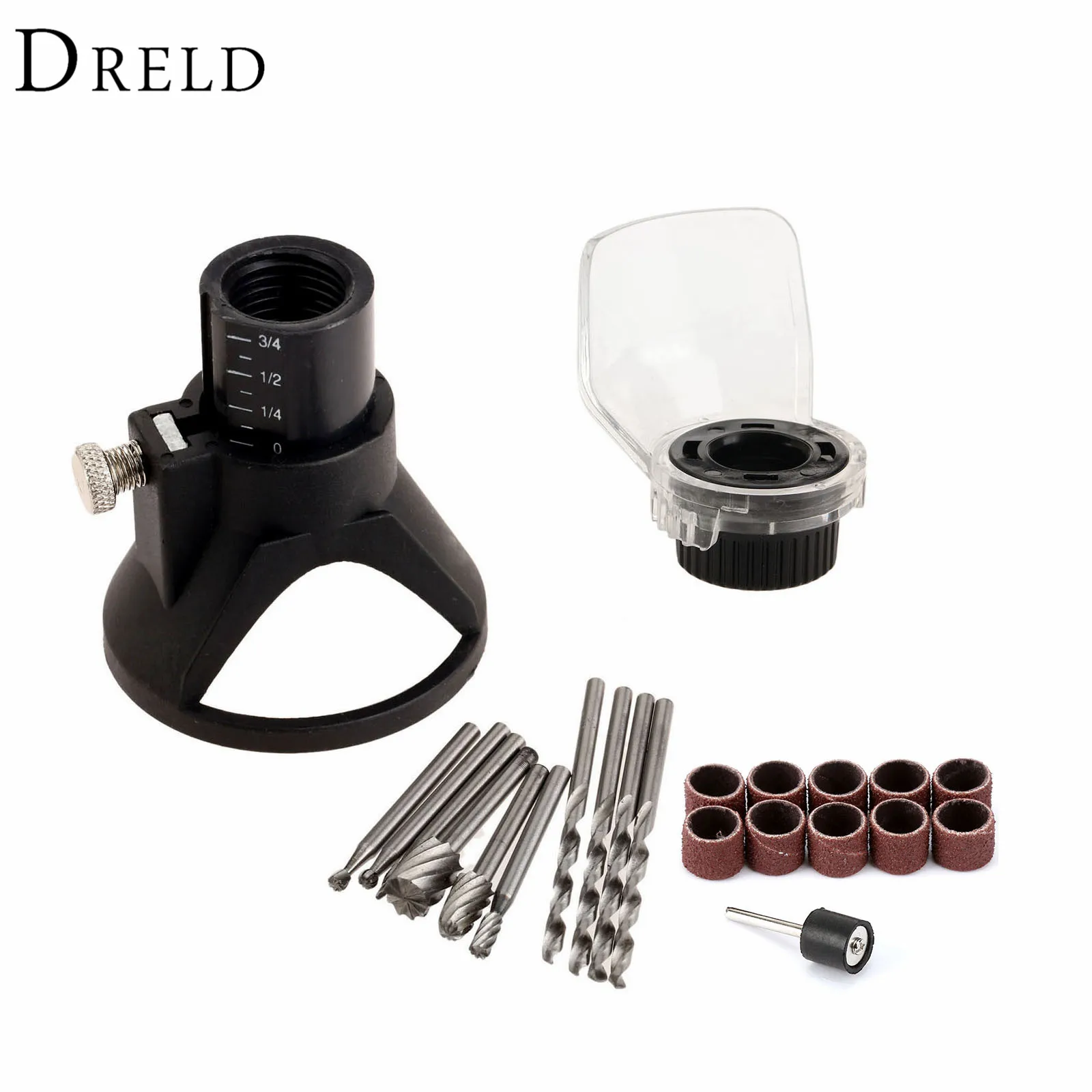 Dremel Accessories Drill Dedicated Locator Rotary Tool+6x HSS Wood