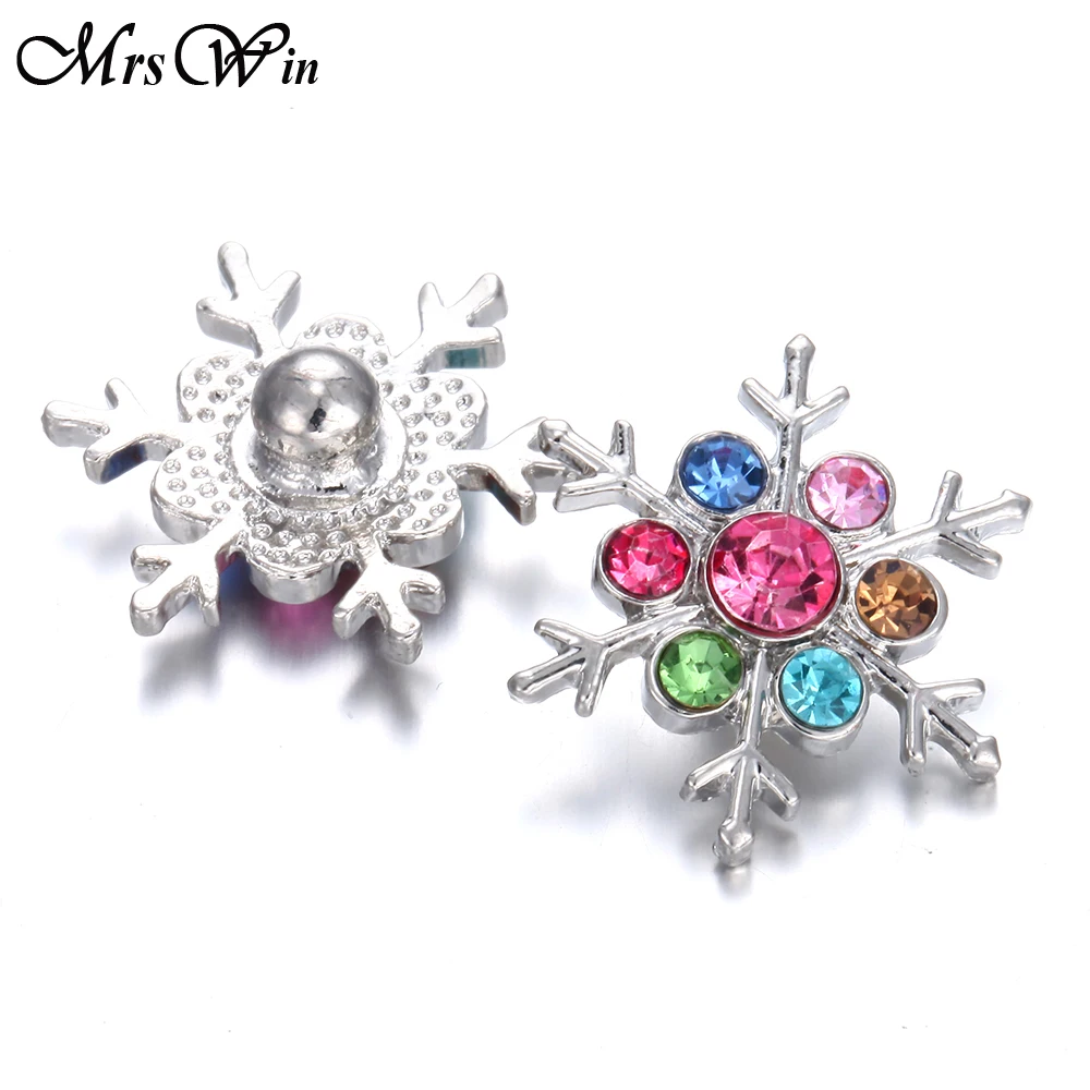 6 шт./лот новые кнопки ювелирные изделия горный хрусталь цветок Снежинка 18 мм