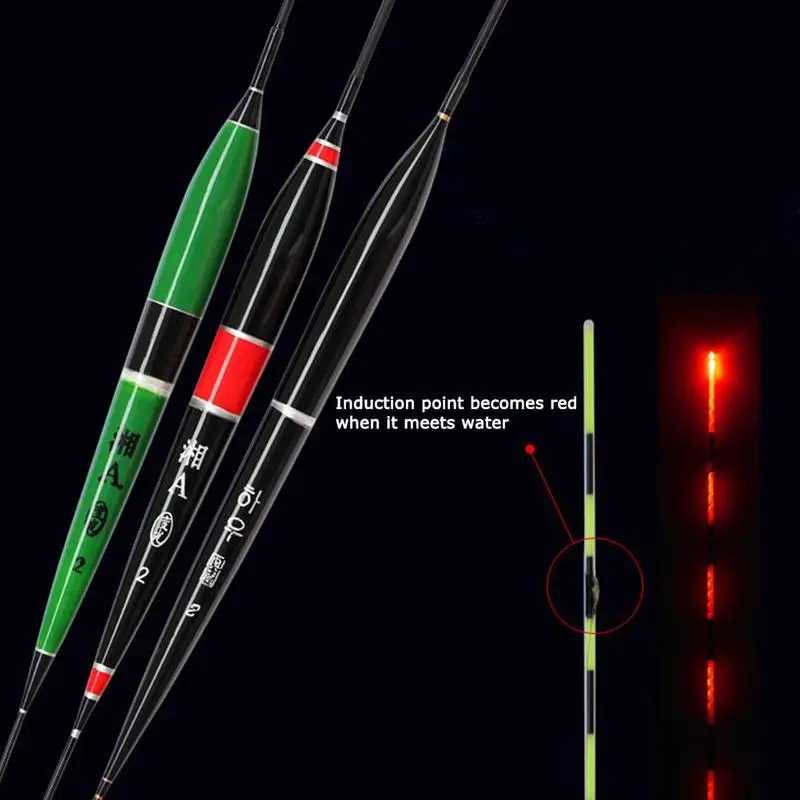 

New Smart Fishing Float Night Luminous Fishing Floats Led Light Automatically Remind Fishing Float 3 Colors To Choose