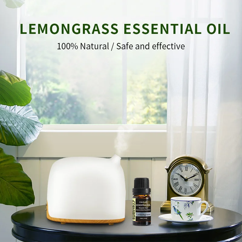 Lemongrass эфирные масла для ароматерапии диффузоры Органическое средство снятия