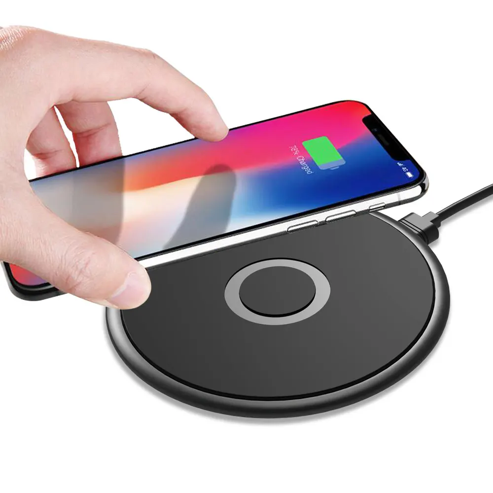 

10W Qi Wireless Charger Fast Charger Quick Charge 3.0 for iPhone X/XS Max 8 Plus Wireless Charging Pad For Samsung S10 XiaoMi