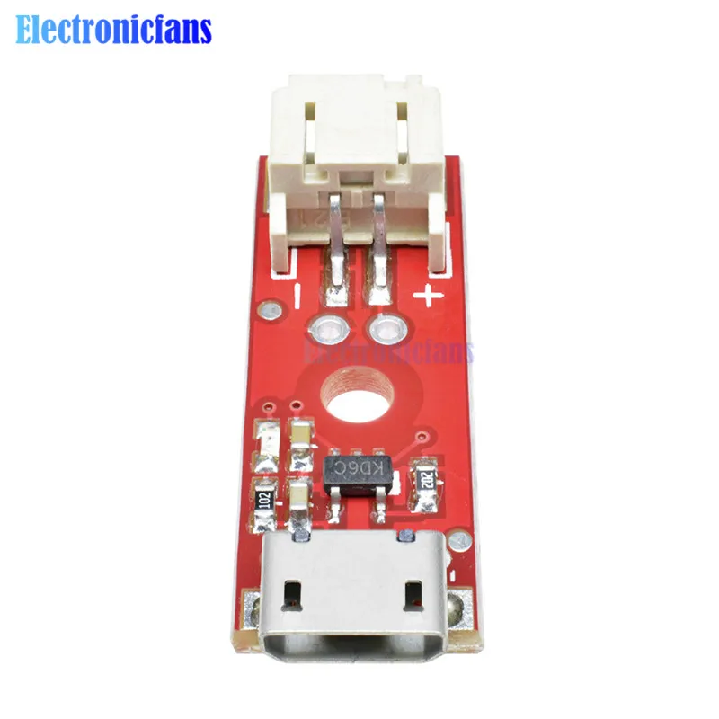 Плата зарядного устройства литиевого аккумулятора с интерфейсом Micro USB 3 7 в