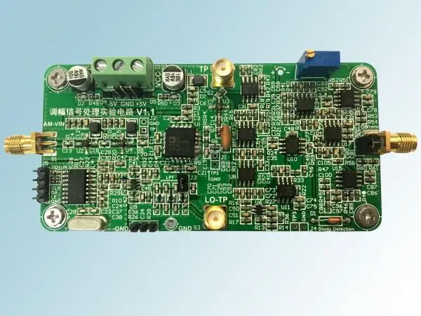 

National College Student Electric Competition F Title AM Signal Processing Experimental Circuit Conditioning Module