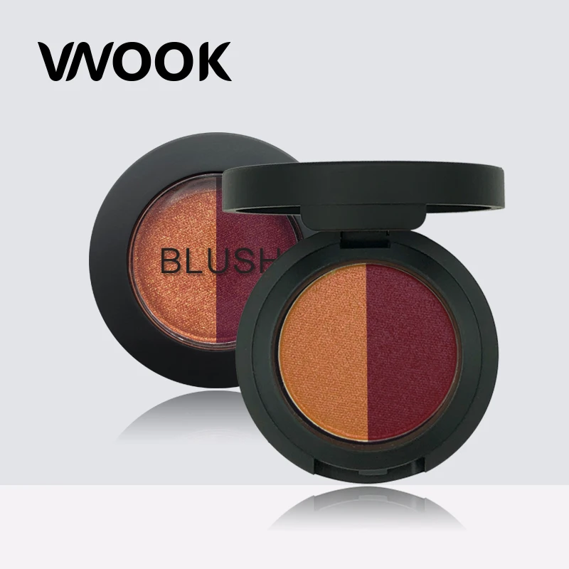 Vnook Make Up Mineral Blush Makeup Palette Face Powder Cheek Blusher Waterproof Contour Long Lasting Sleek Cosmetics | Красота и