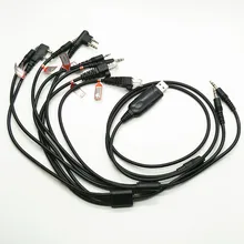 OPPXUN 8 in 1 USB Programming Cable Adapter for Kenwood BAOFENG UV-5R For YAESU for Motorola For ICOM Ham Radio Walkie Talkie