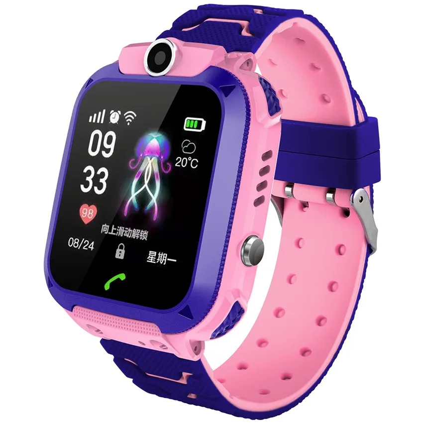 

ASKMEER S12 Children Baby Smart Watch LBS Positioning Phone Call SOS Safe Waterproof Smartwatch For Kid Clock For IOS Android