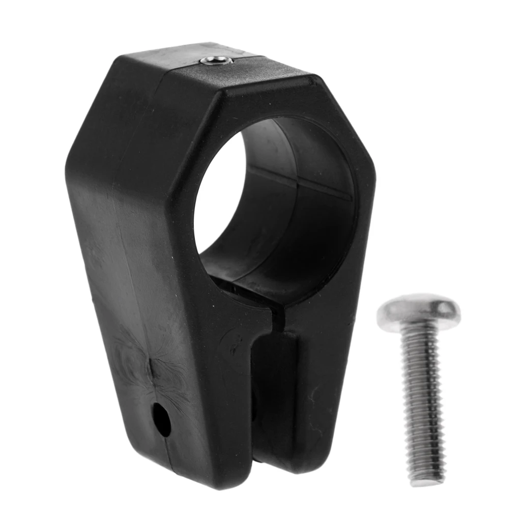 Durable Heavy Duty Bimini Top Fitting Harware Black Nylon Jaw Slide 1' for Marine Fishing Boat Canopy Dinghy Rail Accessories