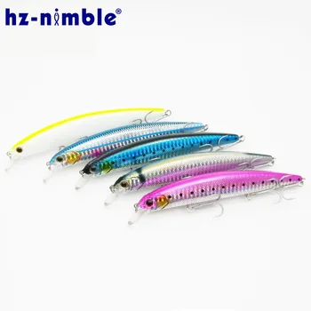 

5Pcs Minnow Crankbait Hard Bait 13cm 20g big Wobbles iscas artificiais para pesca Floating Jerkbait anti-rust hooks Fishing Lure