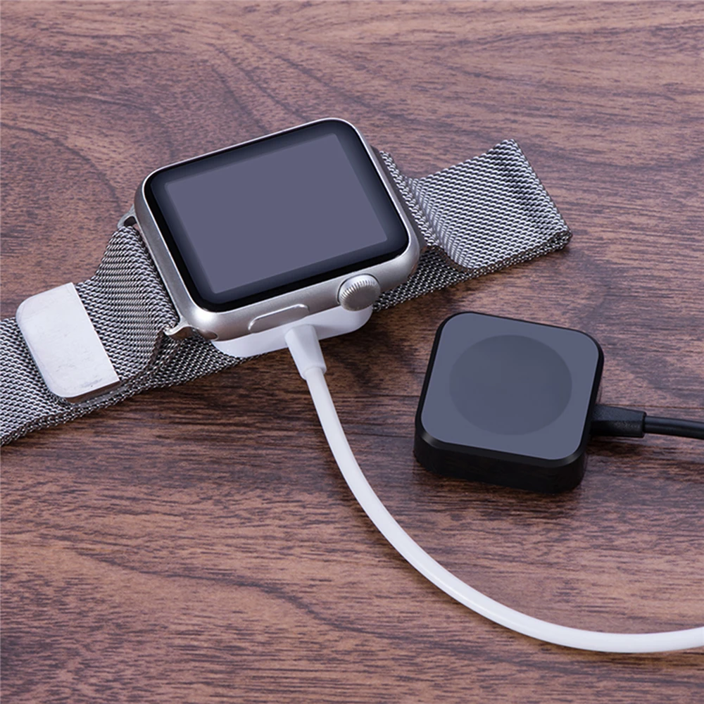 Беспроводное быстрое зарядное устройство для Apple Watch портативное зарядное устройство с USB для iwatch 1 2 3 4 серии Смарт-часы быстрозарядная