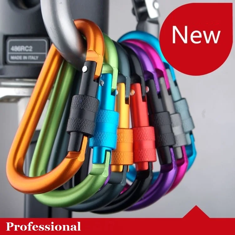 

Premium Camping Kettle Buckle Hanging Hook Backpack Tactical Survival Carabiner Hooks Snap Clip Hooks For Mountaineering Buckle