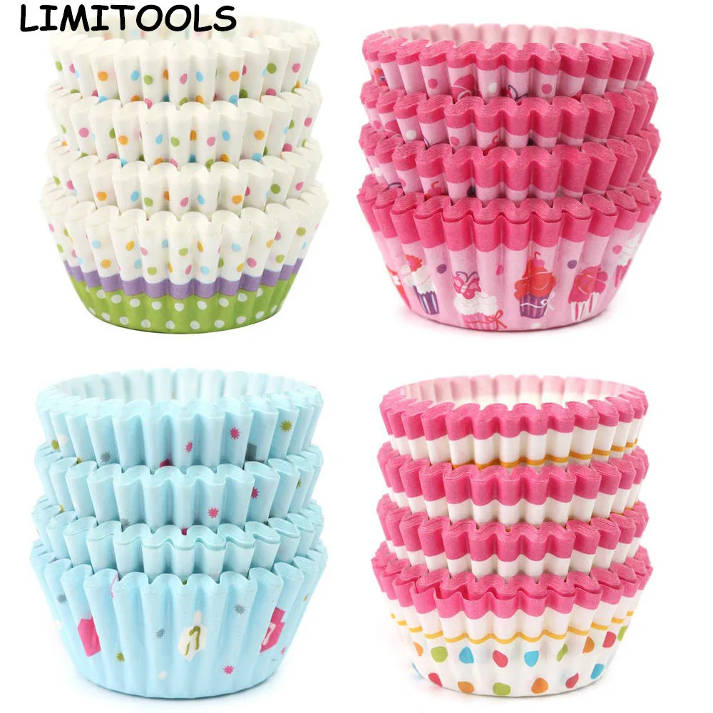 100Pcs cupcake liner baking cup cupcake paper muffin cases Cake box Cup