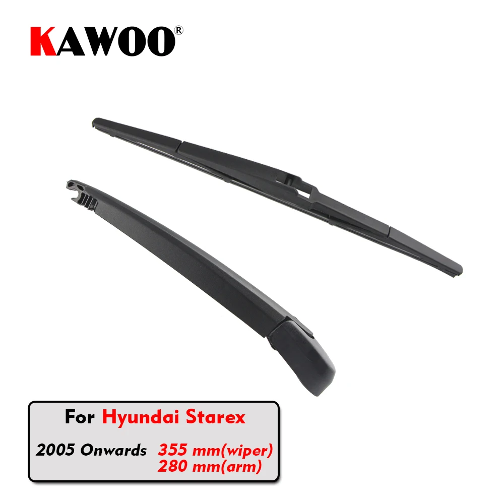 KAWOO Car Rear Wiper Blade Blades Back Window Wipers Arm For Hyundai