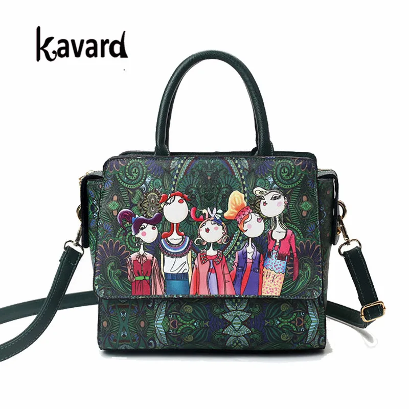 Известный бренд kavard зеленые сумки через плечо сумка для женщин 2017 дизайнерская