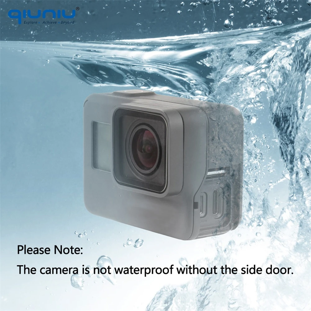 Запасная Боковая дверь QIUNIU для GoPro Hero 5 USB C HDMI порты защитная крышка ремонтная
