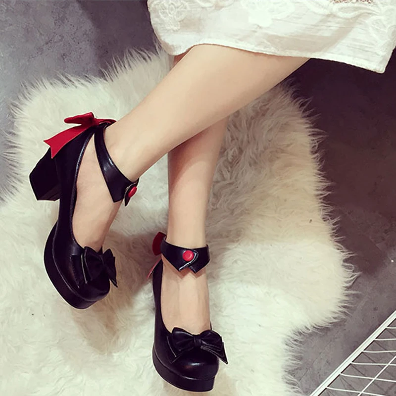 

Japanese Style Cute Lolita Shoes Party Platform Shoes Women Shoes High Heel