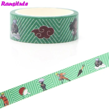 

Ransitute R458 Anime Boy Children's Toys Washi Tape Traffic Tape DIY Cartoon Book Decoration Handbag Sticker School Supplies