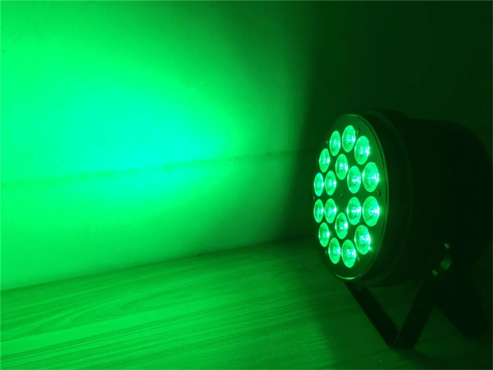 Dj di illuminazione 18x18 Вт rgbwa uv 6в1 led par luce DMX luce