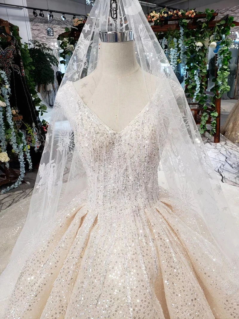 HTL419 summer wedding dresses boho v-neck sleeveless shawl lace up v-back beach bridal dress gown vestido de noiva princesa (9)