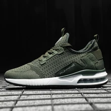 Hemmyi/пара кроссовок; обувь из дышащего сетчатого материала; chaussure homme; сезон весна-осень; мужская обувь на воздушной подушке; размеры 36-45; Прямая поставка