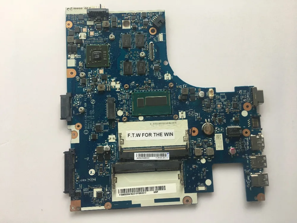 F.T.W для WIN Lenovo ideapad G40-70 материнская плата ACLU1/ACLU2 NM-A271 Rev 1 0 90006418 I5-4200U CPU | Компьютеры и