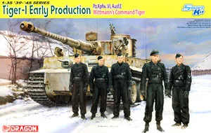 1/35 scale model Dragon 6730 6 heavy truck tiger pre-command type `Michelle Weitmann car crew crew`