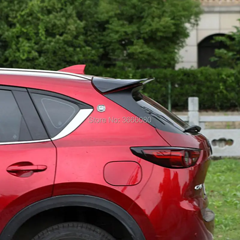 Для Mazda CX-5 CX5 ABS пластик Неокрашенный праймер цвет задний спойлер на крышу багажника крыло губы крышка багажника автозапчасти