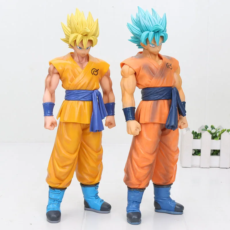24 см/26 см Dragon Ball Супер Saiyan Vegeta Супер Saiyan God Dragon Ball Z Сон Гоку синие волосы желтые волосы ПВХ фигурка игрушки