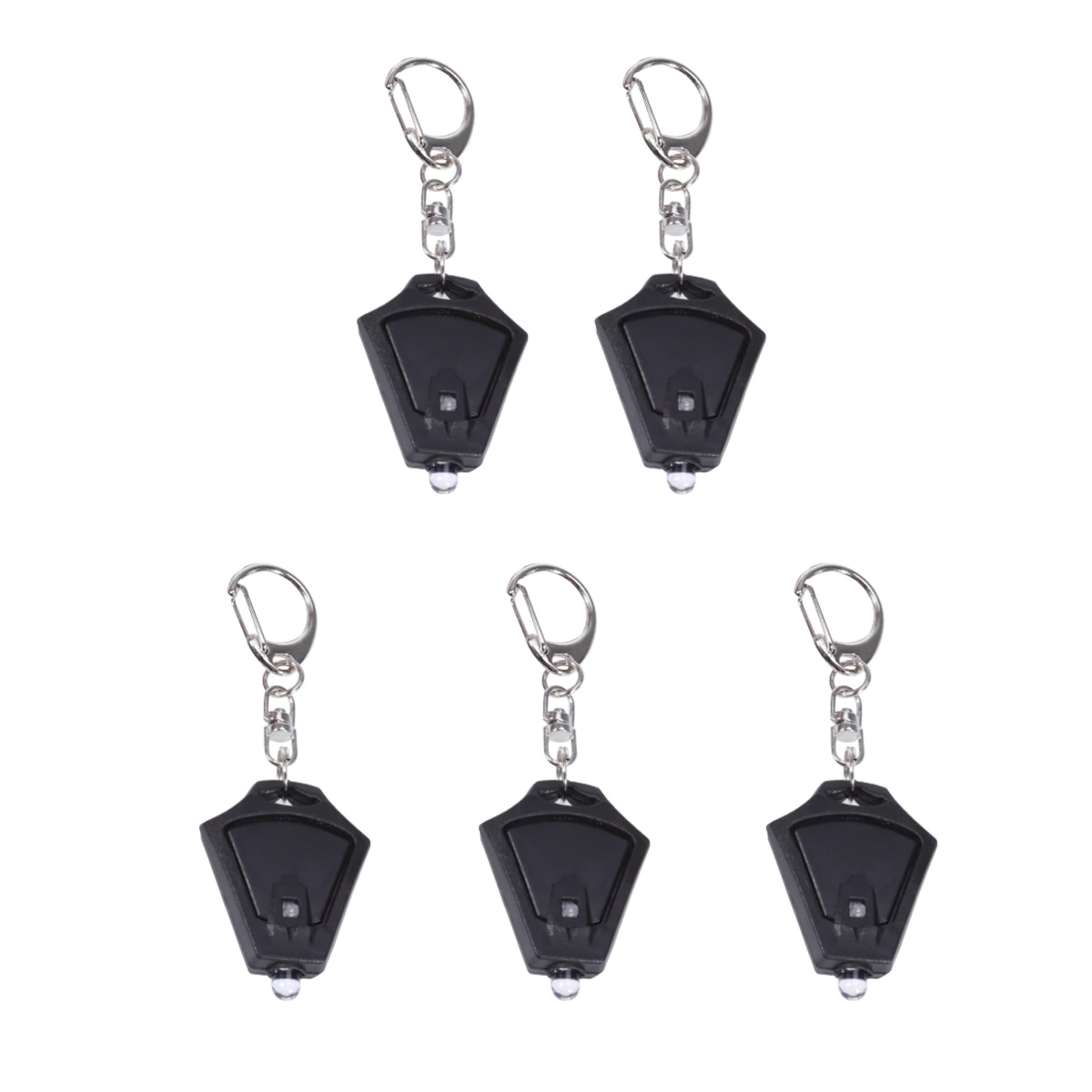 5 PCS LED Light Keychain Mini Flashlight Ultra Bright Key Ring Light