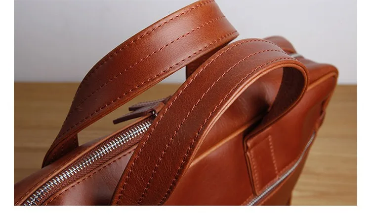 LAN натуральная кожа мужские портфели коровья кожа досуг бизнес сумки высокого класса сумка