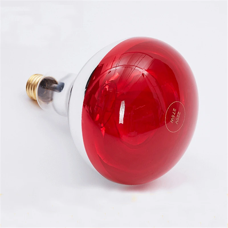 Infrared therapy light bulbs 275w household far red bulb screw beauty salon grill lamp home explosion-proof bulbs big equipment shampoo chair hair wash children lounge home shampoo chair folding adjust silla peluqueria salon furniture qf50sc