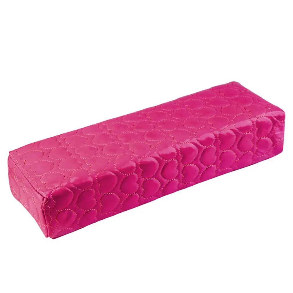 rose Red Квадратная маникюрная Подушка, держатель для рук, подушка, подушка для ногтей, полотенце для рук - Color: rose Red