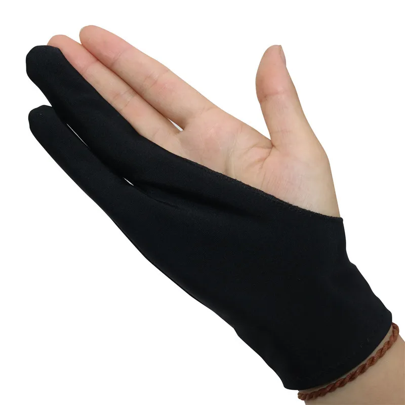 ANKNDO Two Finger Anti-fouling Glove For Artist Drawing & Pen