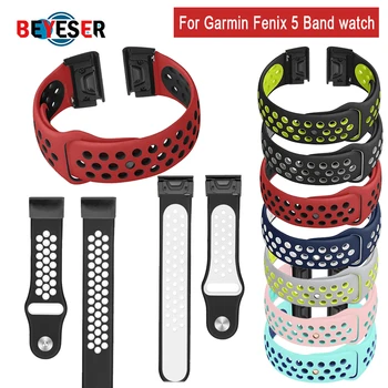 

22MM Watchband Strap for Garmin Fenix 5 6 5plus Watch Quick Release Soft Silicone Easyfit Wrist Band Watch Band bracelet strap
