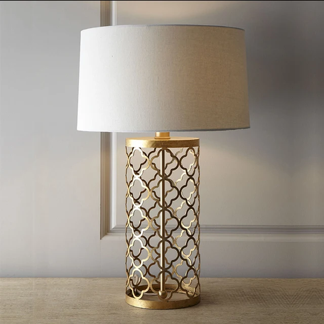 Online Loft Vintage Modern Re Iron Fabric Gold Edison Table Loft Vintage Modern Re Iron Fabric Gold Edison Table Lamps Bar Coffee Bedside Reading Home Decor Lighting Fixture