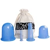 4pcs Silicone Facial Massage Cupping Set Vacuum Body Massager Cup Ventouse Anti Cellulite Therapy Face Suction Cups Kit Gift Bag 2