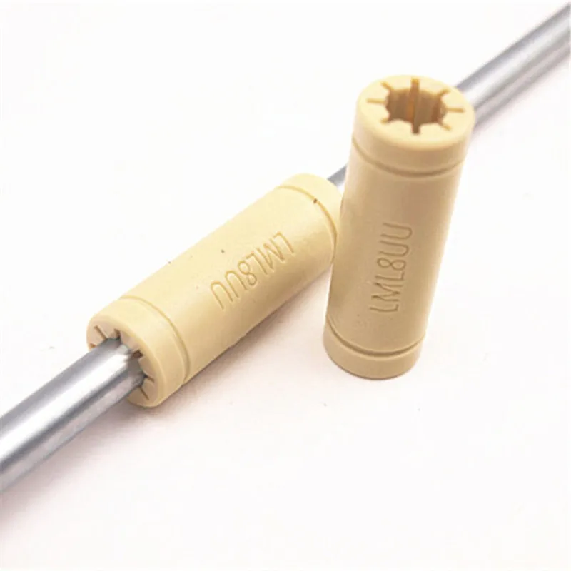 1pcs Solid Polymer LM8LUU Linear Bearings Bushing LM8LUU 8MM 8*15*45 mm Prusa for Mendel DIY CNC Motion