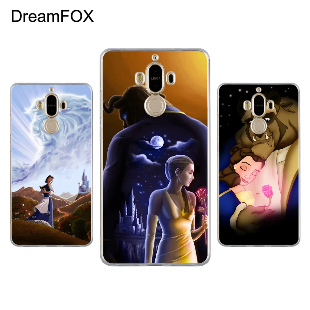 DREAMFOX L505 красота и чудовище Мягкий ТПУ силиконовый чехол для huawei mate Nova 2 9 10 20 30 Lite Pro