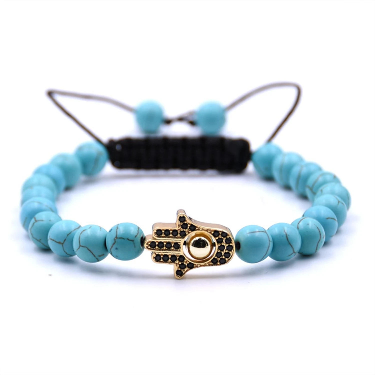 JOYA GIFT Hamsa Hand Evil Eye Charm Braided Bracelet Red Rope Bracelets