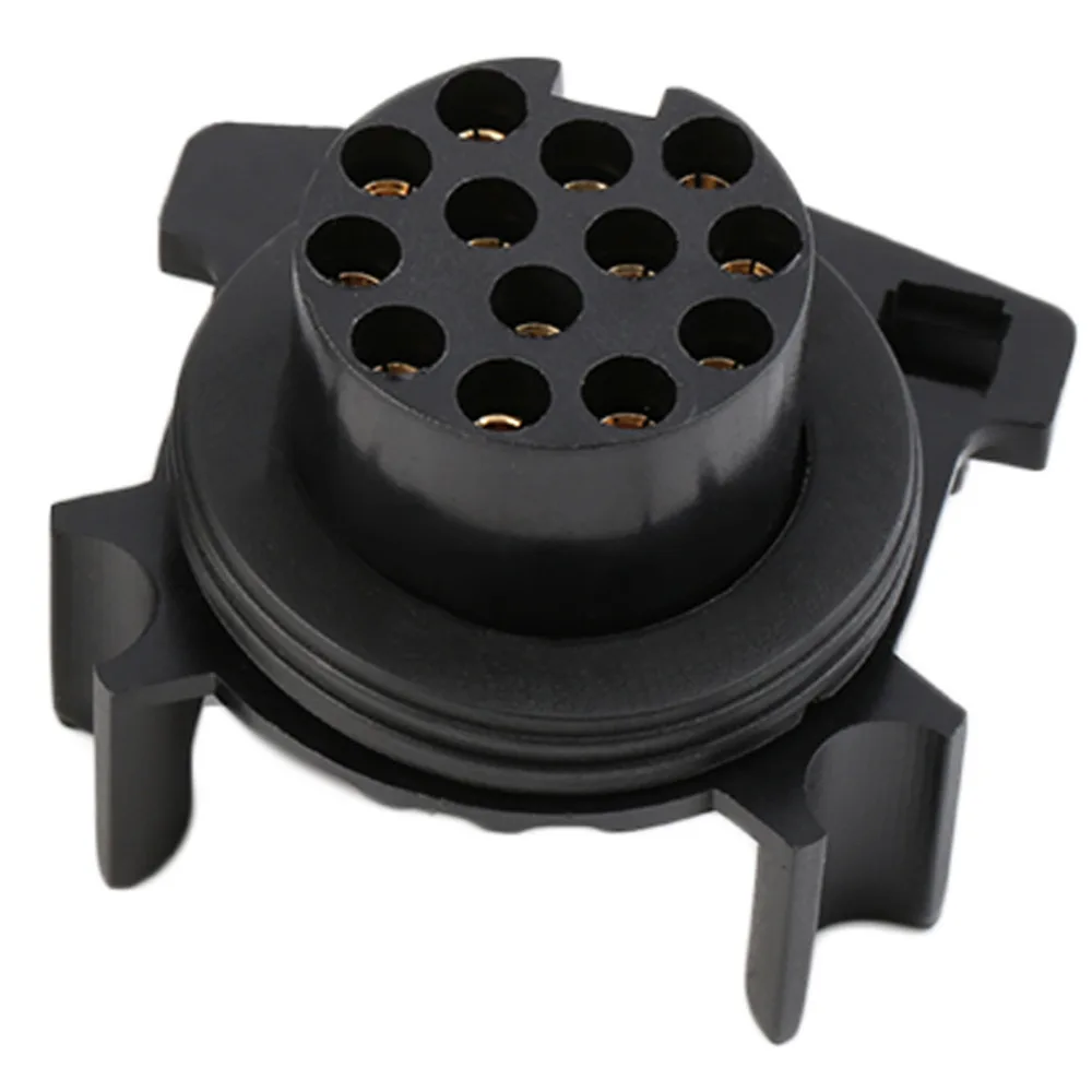 

1pcs 13 Pin Trailer Socket Adaptor EU 12V 13 Pole Trailer Plastic Tow Bar Electrics Plug Socket Drop Shipping